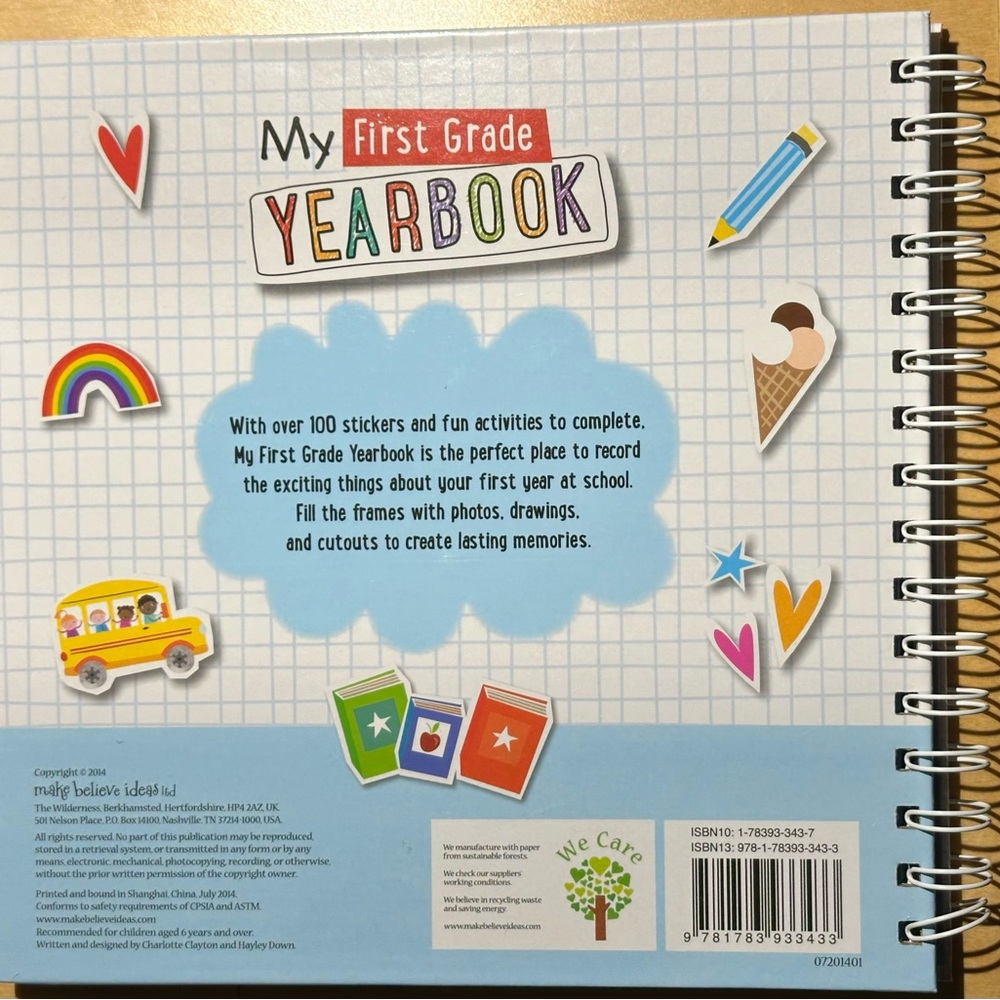 🏫 My First Grade Yearbook, NWOT - Picture 16 of 16